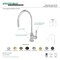 Kingston Brass KS8196NKL Nustudio Single-Handle Cold Water Filtration Faucet, Nickel KS8196NKL - alternate 2